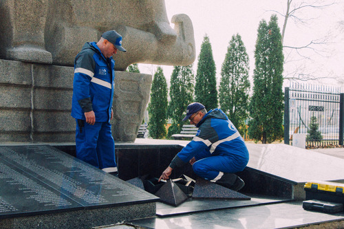 Техническое обслуживание мемориала в Жигулевске