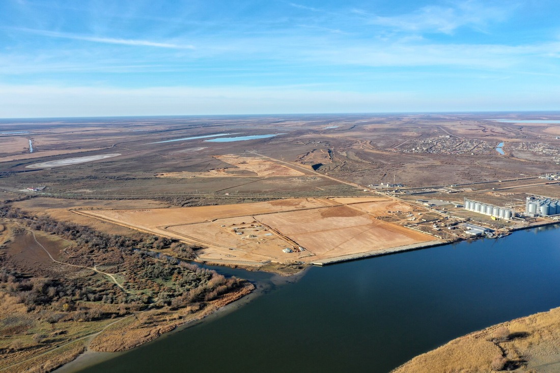 территория ОЭЗ морского порта Оля, Астраханская область