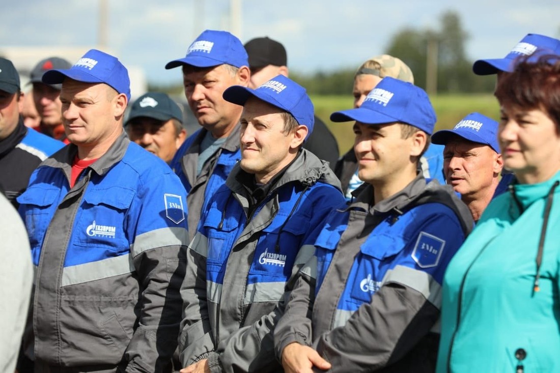 Сотрудники созданной районной газовой службы в с. Целинное