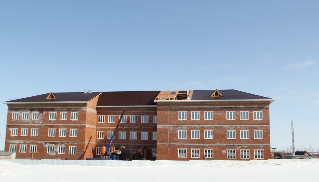 Здание школы в селе Чурачики Цивильского муниципального округа Чувашской республики