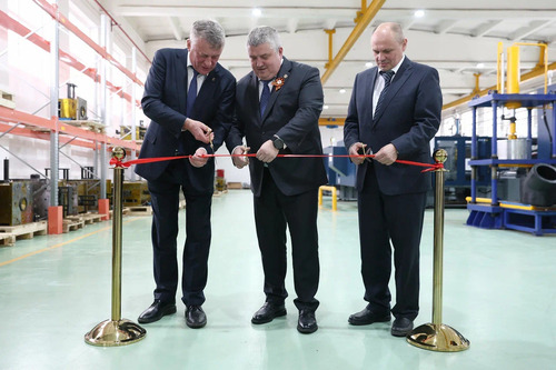 Церемония открытия завода