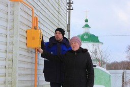 Подключение дома жительницы с. Упорой