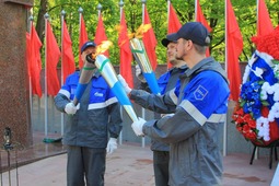 Передача частицы Вечного огня в Брянске