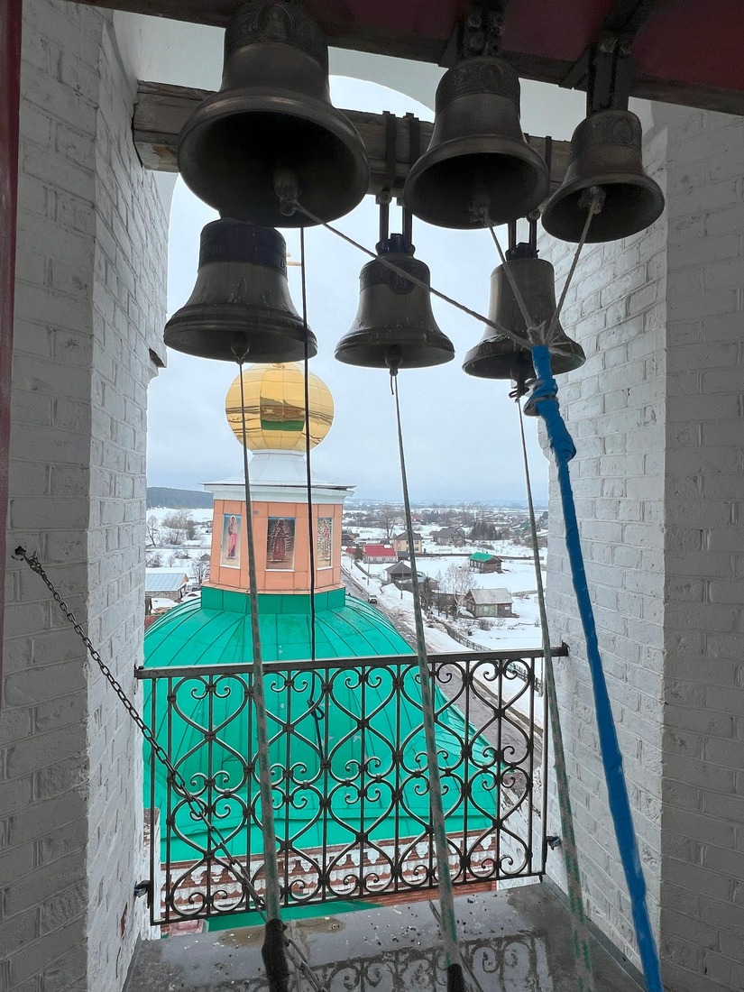Вид с колокольни Храма в честь Илии Пророка