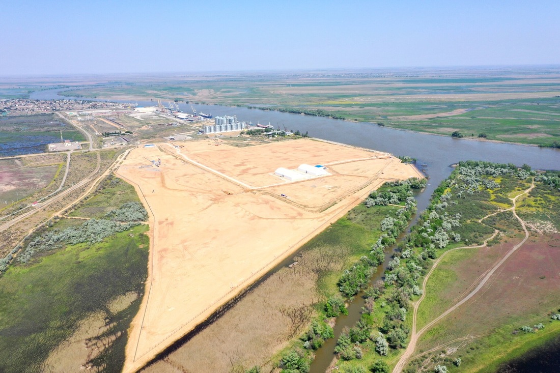 территория ОЭЗ морского порта Оля, Астраханская область