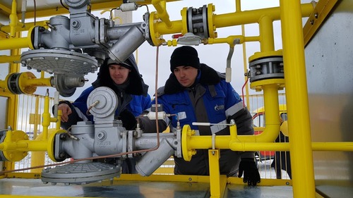 Ввод в промышленную эксплуатацию газопровода в микрорайоне южный Заводоуковска