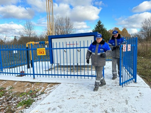 Пункт редуцирования газа в поселке Пищалкино