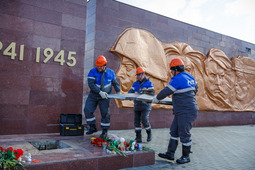 Техническое обслуживание мемориала Воинам-землякам в поселке Шемышейка, Пензенская область